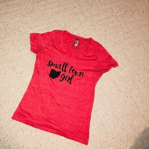 Medium small town girl shirt